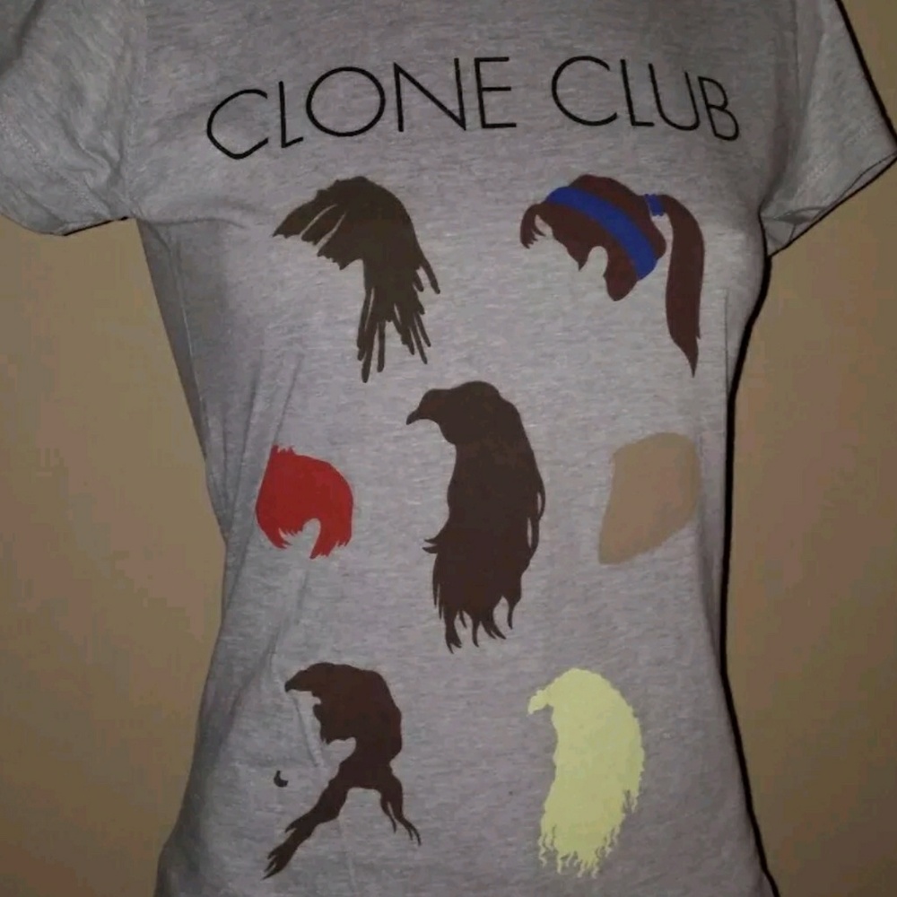 ORPHAN BLACK CLONE CLUB HAIR STYLES GRAPHIC TEE - Picture 2 of 2